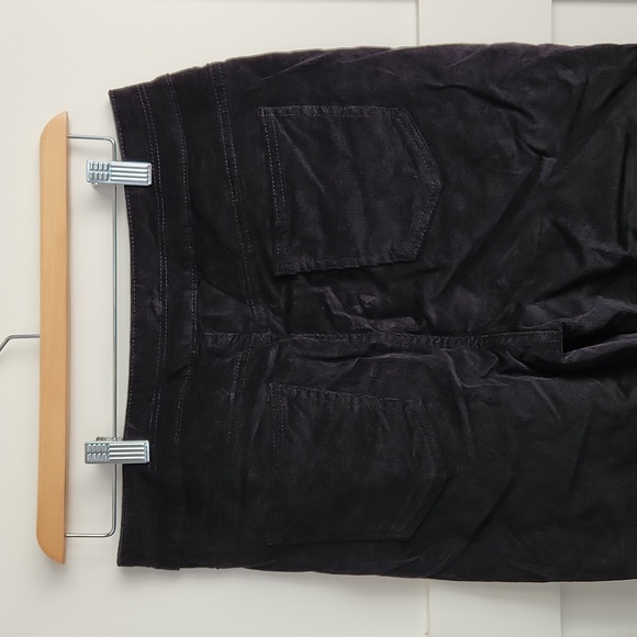 Wide flare high waisted corduroy pants - Picture 4 of 5